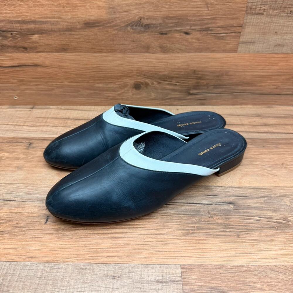 Mansur Gavriel Size 6 EU37 Mary Jane Mule shoes leather Black